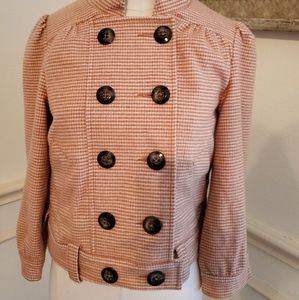 Idra Houndstooth bomber jacket